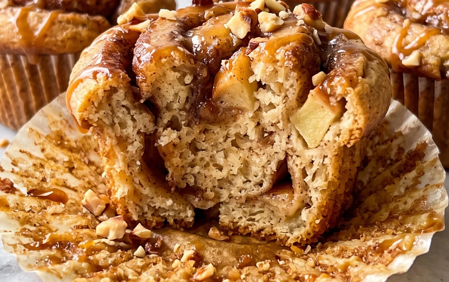 Zimtschnecken Apfel Muffins