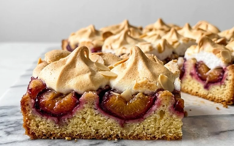 Polnischer Zwetschgenkuchen mit Baiser: Einfach & lecker!
